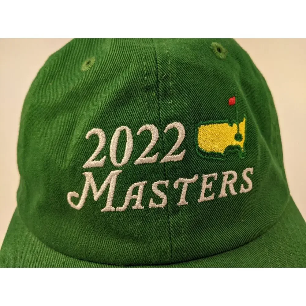 2022 Masters Green Cotton‎ Hat Cap AUGUSTA NATIONAL GOLF American Needle EUC